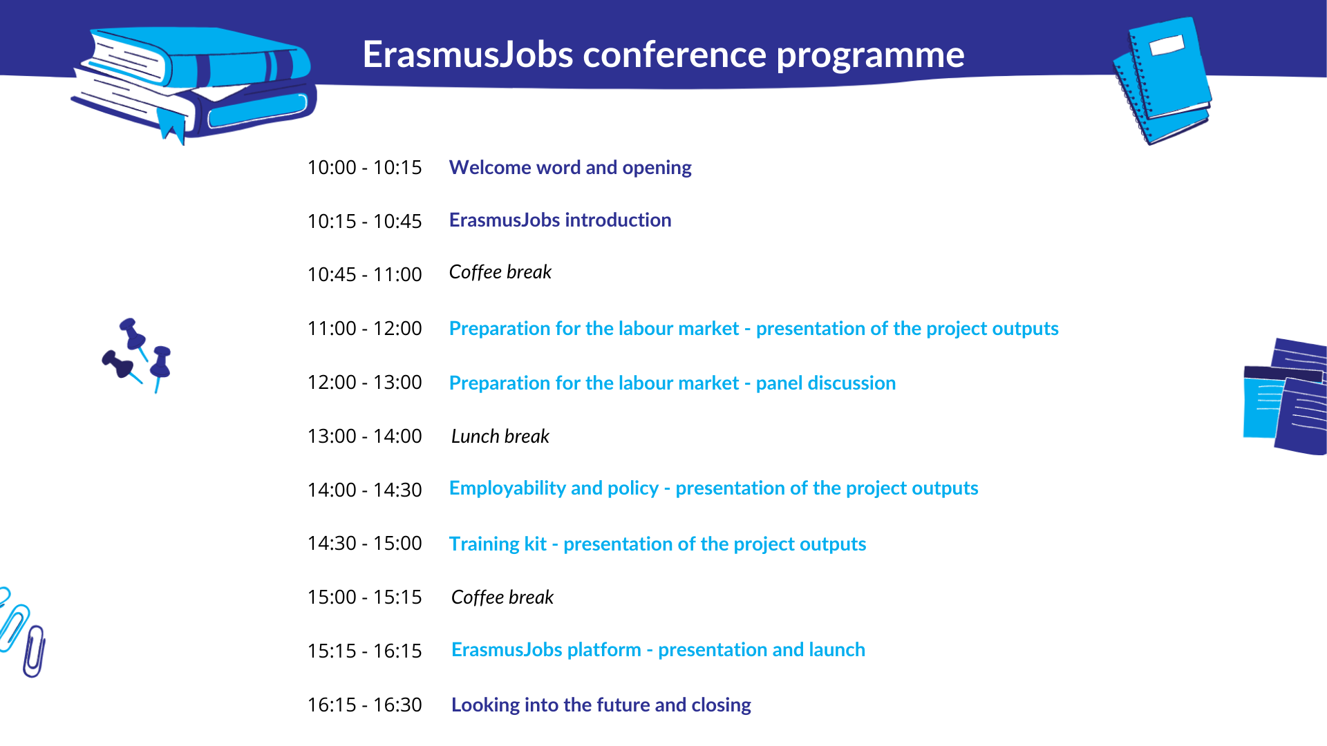 ErasmusJobs final conference programme